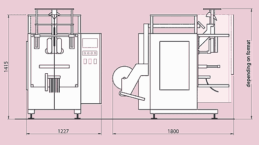 Wolf VPP180 Layout Dimensions